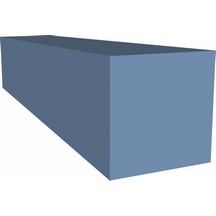 Aluminium Square 4M Length